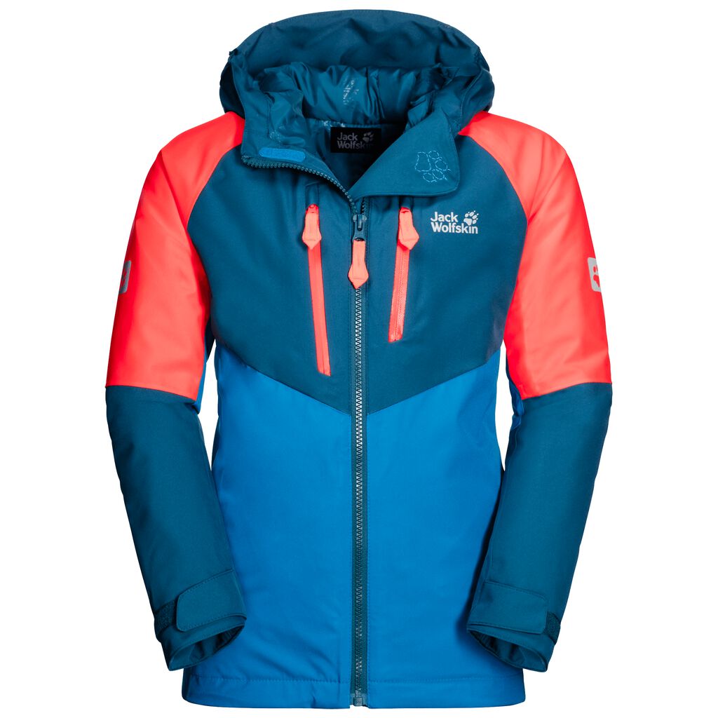 Jack Wolfskin GREAT SNOW Gyerek Vízálló Kabát Sötét Kék - TXLGSP-947